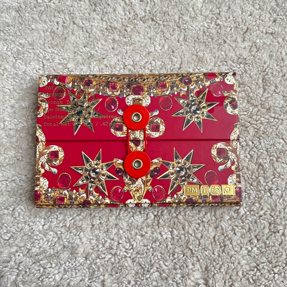 Pat McGrath Red and Gold Starry Clutch Eyeshadow Palette!